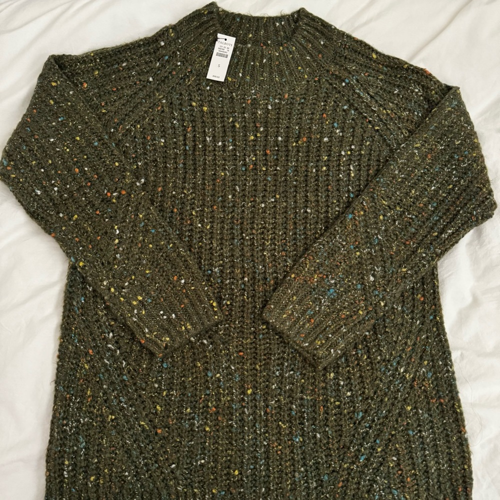 NWT Green Talbots Sweater